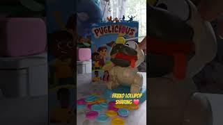 Nice catch up doggie with FRUXO lollipop orange flavour#sweet#fun#toys#gameplay#shorts ️