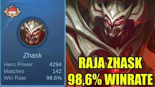 RAJA ZHASK 98% WINRATE MURNI SKILL GILA LEBIH JAGO DARI PRO PLAYER MPL? - MOBILE LEGENDS