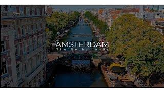 Amsterdam, Netherlands  - by drone video