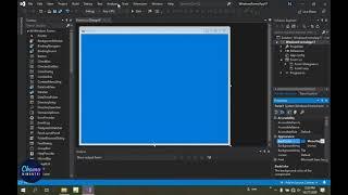 how to change background color in visual studio windows form application 2019