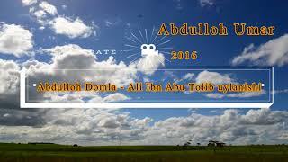 Abdulloh domla - Ali ibn Abu Tolib uylanishi