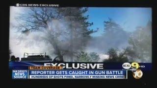 TV reporter gets caught in gun battle between Christopher Dorner, San Bernardino sheriff's deputies