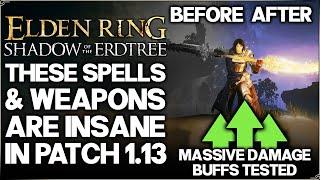 Shadow of the Erdtree - New BEST Post Patch Weapons & More - ALL Buffs & Nerfs Tested - Elden Ring!