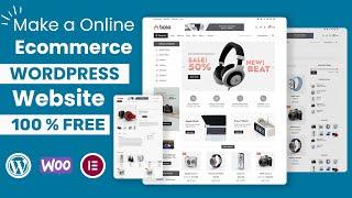 How to create WooCommerce wordpress website FREE | Create eCommerce website FREE | Make online shop