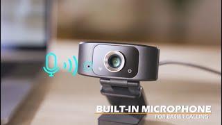 VIDLOK W77 1080P Webcam, Multi-Function Easy for Live Streaming