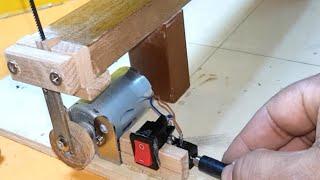 .How to make SCROLL SAW machine DIY