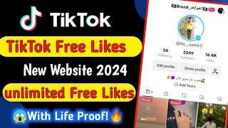 Tiktok Free Unlimited Likes  || New website 2024  || How to increase TikTok Likes