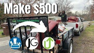 HOW TO MAKE $500 HAULING WITH A PICKUP TRUCK | How To Make Money With A Pickup Truck