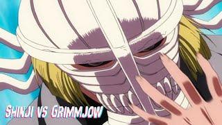 Shinji vs Grimmjow Full Fight English Dub (1080p) | Bleach