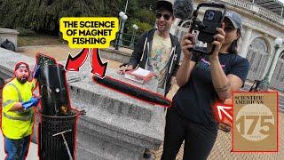 Crazy Day Magnet Fishing With Scientific American In NYC!