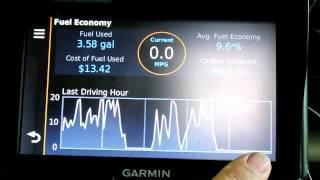 Part 6 of the Garmin RV760LMT review: EcoRoute HD