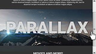 How To Create a Cool Parallax Scrolling Effect For Your Websites