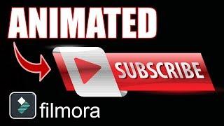 Animated Subscribe Button | Filmora Effects FREE Download!