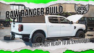 Next Gen Ford Ranger Fitting Utemaster Canopy & J Brace Kit | BAW Ranger Build - Part 1