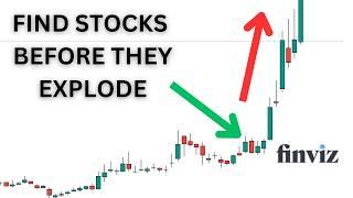 How To Find Stocks BEFORE They Explode - Finviz Scan Settings 2025