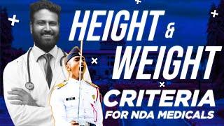 UPSC NDA Medical Test Details | NDA Exam 2 2022 के लिए Height & Weight कितना होना जरुरी Sumit Sir