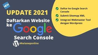 Cara Mendaftarkan Blog ke Google Search Console - Daftar Webmaster Tools Agar Website Cepat Terindex