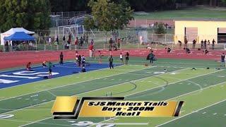 2024 TF - CIF - SJS Masters Trials - 200m (Boys - Heat 1)