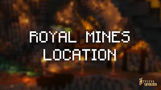 Hypixel Skyblock: Dwarven Mines - Royal Mines Location