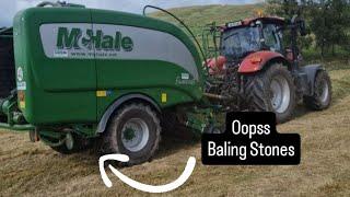 1st cut of silage. What went wrong #farm #farming #cows #sheep #lambs #tractors #ireland #irish #dog