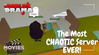 The Most CHAOTIC Server in Total Roblox Drama...(FIGHTS,HACKERS AND MORE)