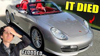 Our Luck Ran Out On The FLOODED Porsche RS60 Spyder... BLOWN MOTOR??