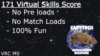 Vex Virtual Skills | 171 Points | #vex