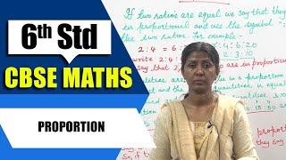 6th Std CBSE Maths Syllabus | Proportion | CBSE Maths