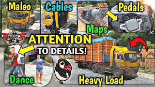 Attention to New Features And Details In Truck Simulator Indonesia by Maleo  | Truck Gameplay