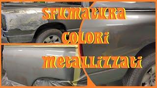 Come sfumare e smacchiare il colore metallizzato