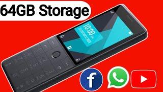 world most powerful keypad 4G phone 2024 64GB storage with dual operating mode
