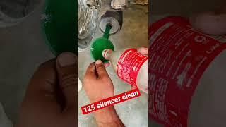 125 silencer clean