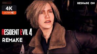 Beautiful Female Leon Resident Evil 4 Remake MOD Gameplay %