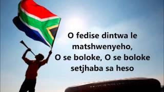 Nkosi Sikelel' iAfrika (south african national anthem, with lyrics) - Inno nazionale sudafricano