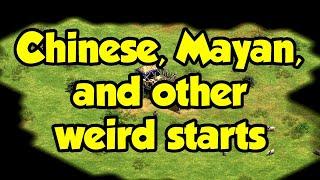 Chinese, Mayan, and other weird dark ages (AoE2)