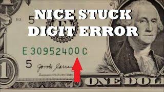 STUCK DIGIT ERROR Banknote and Star Note Found in this Bill Search
