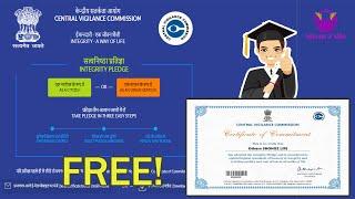 How to Apply & Download Certificate of Central Vigilance Commission | CVC | India | 2020 |