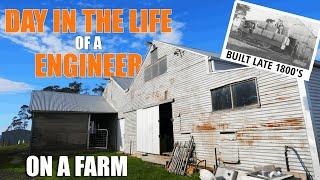 A Day in the Life of a Structural Engineer on a farm | Engineering Vlog