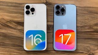 iOS 16 vs iOS 17 on iPhone 13 Pro Max