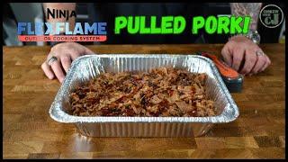 Ninja FlexFlame Outdoor Grill Smoked Pulled Pork!