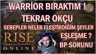 Warrior Hızlı Bir Macera Oldu NEDEN Bıraktım Sebepler Neler Neden Tekrar Okçu- Sesli Bilgiler TR