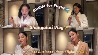 Working In Business Class for the very first timeGet Ready With Me For The Flight️