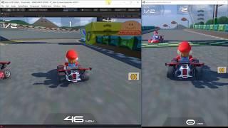 Mario Kart Multiplayer and Track Testing Unity 3D  - Orenge Crest