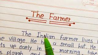 The Farmer english essay || essay on the farmer || essay writing in english ||