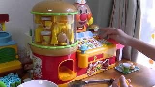 Anpanman Hamburger Shop Toy アンパンマン ピピッとえらんで!でるでるハンバーガー ショップ！