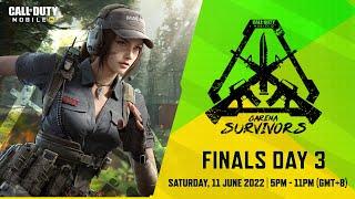 CODM Garena Survivors - Finals Day 3 | Call of Duty®️:Mobile - Garena