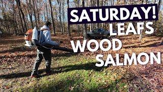 Saturday! Leafs, Wood & Salmon