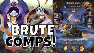 BURNING BRUTE META AND ULT COMPS! [FURRY HIPPO AFK ARENA]