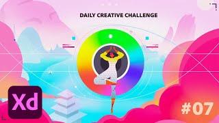 Adobe XD Daily Creative Challenge #07 | Adobe Creative Cloud