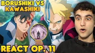 BORUSHIKI VS KAWASHIKI no ANIME - React/Análise Boruto Opening 11 + Ending 21